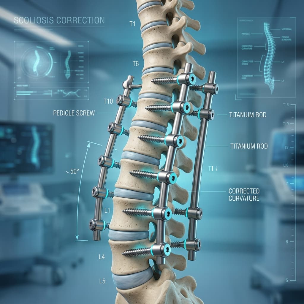 Scoliosis Correction illustration